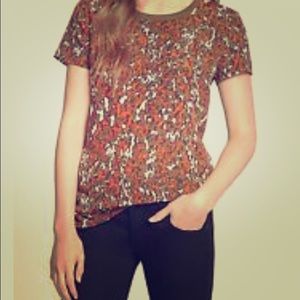 Michael Kors camo blouse